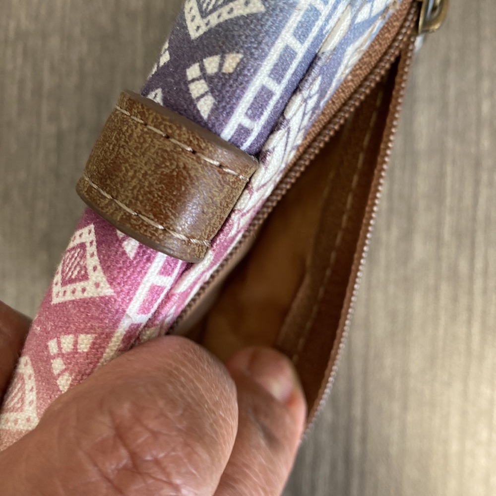 Cute Pastel Colored Aztec Pattern Wallet - Picture 6 of 7
